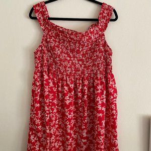 ASOS Shirred Off-the-Shoulder Mini Sundress